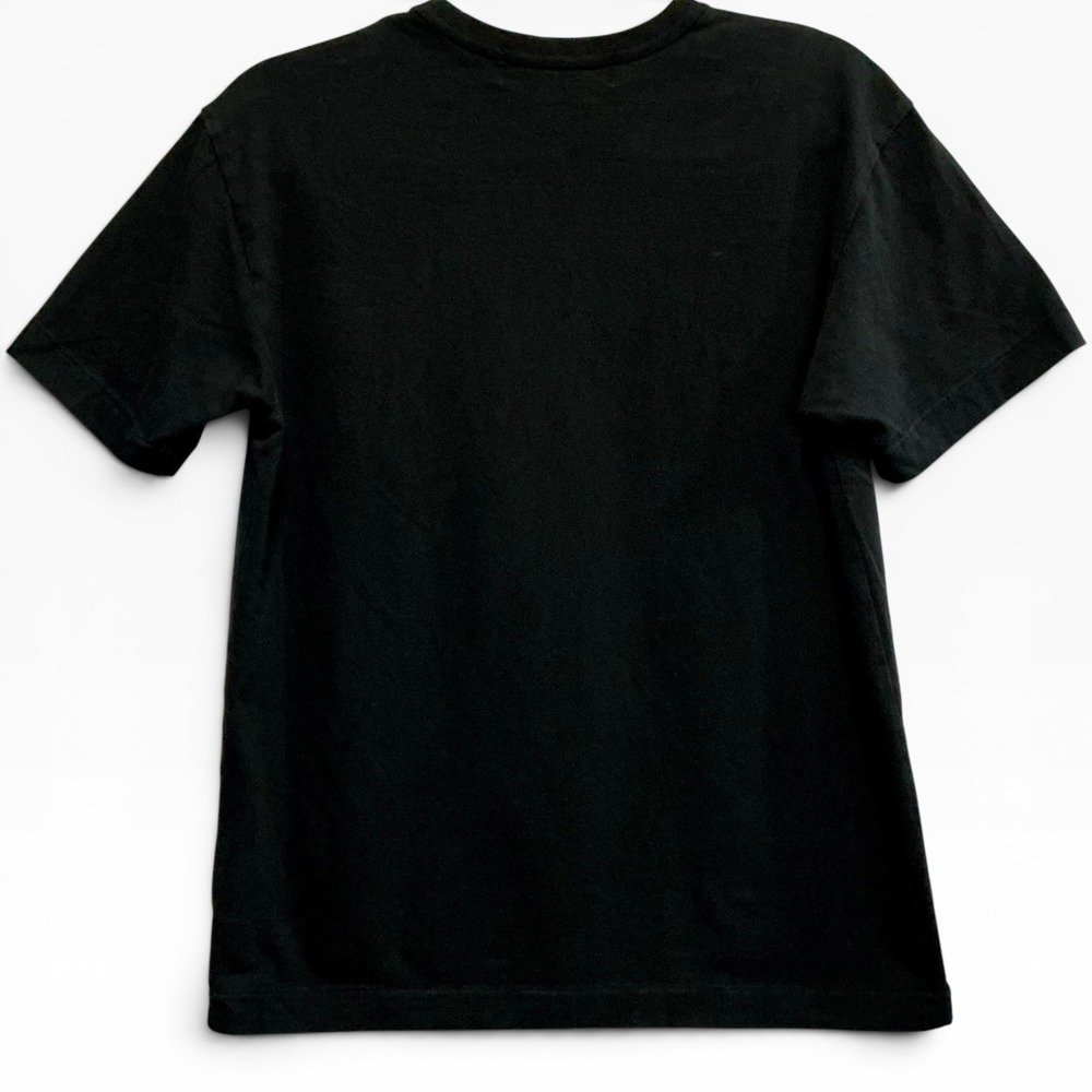 Comme des Garcons Play Red Heart T-Shirt Black Crew Neck‎ Cotton Unisex Shirt L - Picture 4 of 6